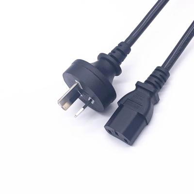 China Industrial Equipment Australia AU Standard Electric Charger 2 3 Pin Fork Plug Grow Light Lamp Extension Cable Power Cords for sale