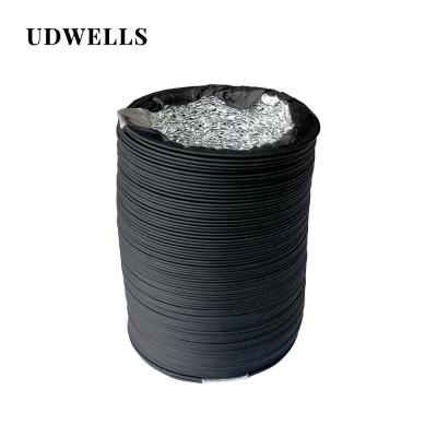 China UDWELLS hotel agriculture greenhouse air conditioneer pvc fabric air duct flexible flexible round duct for sale