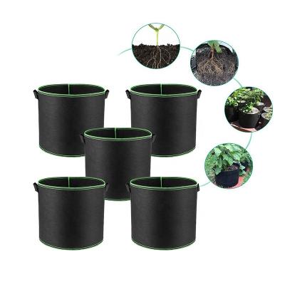 China Material Felt 1/2/3/5 Gallon Plastic Flower Plant Tree Grow Hundred Pot1 Grow Bags Plant for sale