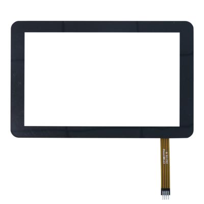 China 10.1'' 4 Wire Resistive Touchscreen With Black Bezel For Flush Mount EMI IMMUNITY Touchscreen Panel for sale