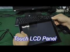 10.1‘‘ led backlight type touch lcd panel brightness 420 cd/m2 with multi touch overlay