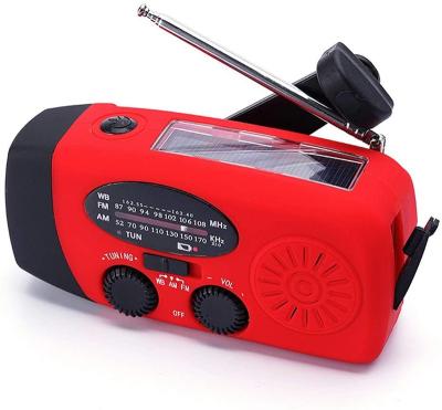 China Wholesale PORTABLE Original Hand Crank Portable Big Power Smart LED Light FM Solar Radio Receiver Emergency for sale