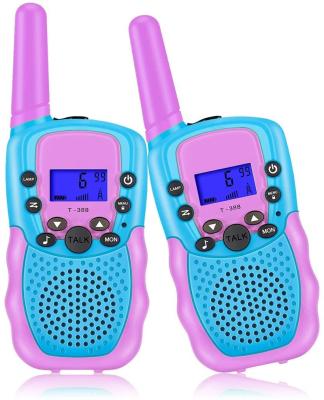 China High Quality T388 Family Remote Colored Two Way Radio Toy Set Walkie Talkie Kids Toy For Children for sale