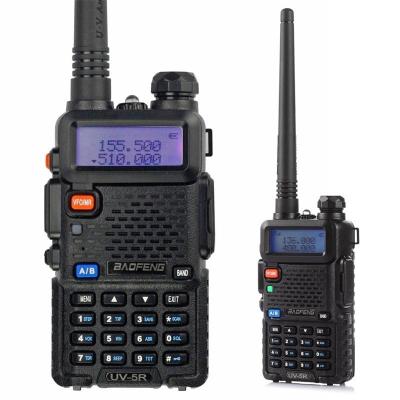 China ABS New Arrival BAOFENG UV-5R Handy Radio Walkie Talkies Wireless Amateurs 5 Watts Long Ringed HF Walkie Talkies Two Way Radios for sale