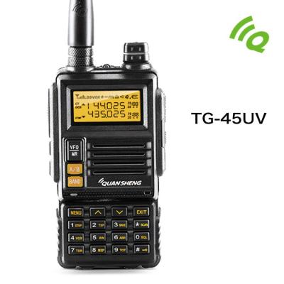 China quansheng TG-45UV mobile radio VHF UHF dual band walkie talkie high power two way radio TG-45UV for sale