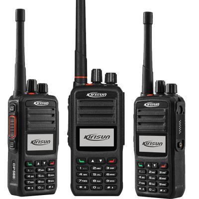 China Dual Band Digital Walkie Talkie Kirisun DP580 5W GPS Audio Build Architect 2000 mAh for sale