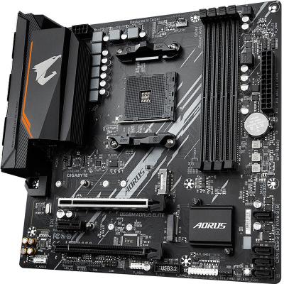 China NEW High Quality Elite B450M High Speed ​​Compatible Motherboard Socket AM4 DDR4 128GB PCI-E 4.0 M.2 Mainboard Gaiming Aorus B550 B550M for sale