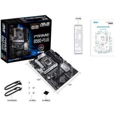 China High quality high speed (ASUS) B560-PLUS MAIN motherboard supports 11600KF/11400F/10600KF/10400F B560/LGA 1200 CPU for sale