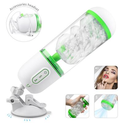 China Real Sex Sensation New Design Masturbation Male Masturbation Cup Automatic Heating Sucking Male Masturbators Cup for sale