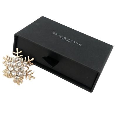 China Luxury Handmade Custom Logo Hair Extension Packaging Box Black Storage Cardboard Drawer Gift Box Packaging Box for sale