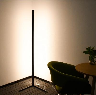 China 20W RGB Modern Colorful Corner Floor Lamps Dimmable LED Night Light For Room Home Decor Corner Floor Lamps For Game Room for sale