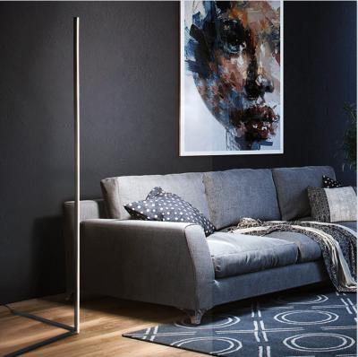 China Modern Alexa Nordic Corner LED Floor Lamps RGB Compatible Remote Indoor Atmosphere Colorful Living Room Bedroom Position Lamp for sale