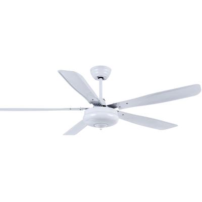 China Factory wholesale modern 42/56 inch modern living room hotel home ceiling fan 5 iron blades without light for sale