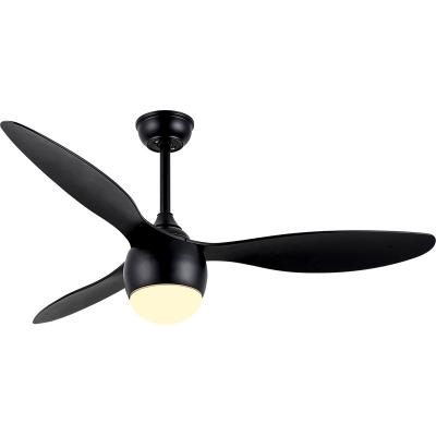 China 52 Inch Modern Simple Modern Low Noise Popular Indoor Decorative Energy Saving Ceiling Fan With Light for sale