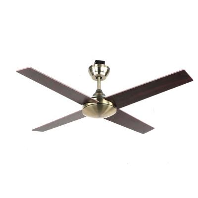 China Modern Minimalist Northern European Style Home Bedroom Living Room Ceiling Wood Fan 4 Pcs With Lamp for sale