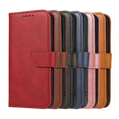 China Shockproof Protector Cover Factory wholesale Three Card Slots Wallet Flip Leather Case For iphone 14 13 12  11 pro max  xs x 8 7 for sale