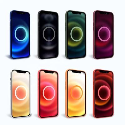 China Shockproof Original Liquid Silicone Case for Magsafe Wireless Charging Silicone Phone Case with Logo for iPhone 12 13 14 Pro Max Mini for sale