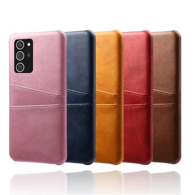 China Shockproof For Samsung Galaxy Note 20 Ultra 5G S20 Ultra S10 Plus Slim Card Slots PU Leather+PC Case For Samsung Note 20ultra 10+ 5G Note20 for sale