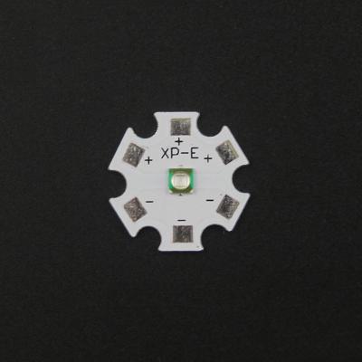 China INGAN 3w 365-400nm smd3535 UV led XP-E 3W 3535 395nm LED UV LED emitter with 20MM heatsink for sale