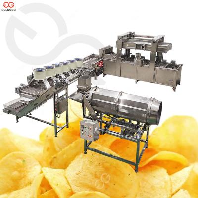 China Vegetable Processing Plant Customized Automatic Plant Gelgoog Fried Potato Chips Making Machine Full for Food Factory for sale