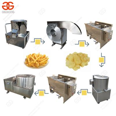 China Snack Factory Gelgoog China Supplier Frozen French Fries Machines With Factory for sale