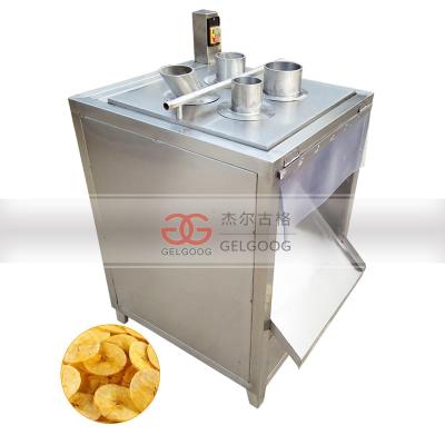 China food & Automatic Beverage Plant Gelgoog Fruit Plantain Chips Slicer Slicing Banana Chips Cutting Machine for sale