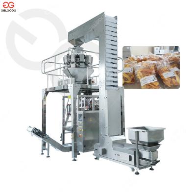 China High Efficiency VFFS Fried Plantain Banana Chips Pouch Automatic Weighing Vertical Packaging Machine for sale