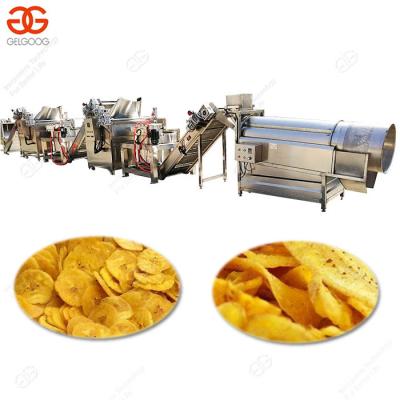 China Plantain Chips Production Line Small Scale Plantain Chips Factory Gelgoog 300kg/h Machine for sale