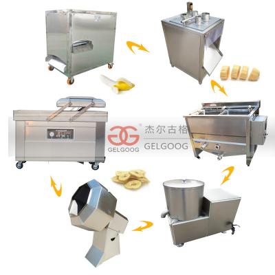 China food & Beverage Factory Small Scale Banana Chips Making Machine Plantain Chips Production Line for sale