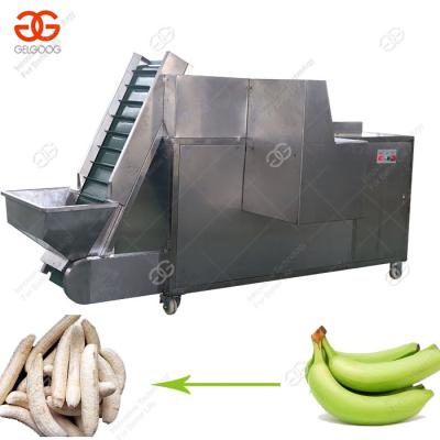 China Industrial Fruit Processing Plant Gelgoog Banana Peel Removing Peeling Green Banana Peeler Machine for sale