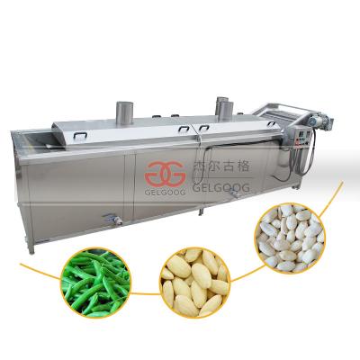 China Almond Bean Nut Peanut Blanching Equipment 5m Almond Nut Peanut Blanching Machine for sale