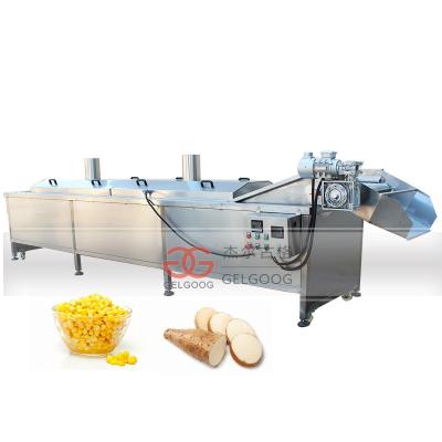 China 3.5m Steam Maize Corn Scalding Equipment Yam Blanching Machine For Vegetable for sale