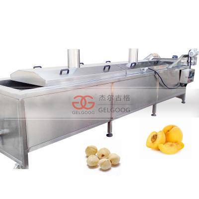 China Yellow Peach Food /vegetable Equipment Peach Coconut Blanching Machine for sale