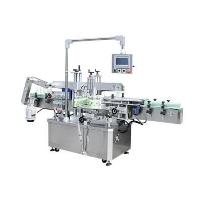 China Food Shopping Double Sides Labeling Machine Widely Used For Square , Automatic Round , Flat , Tapered Bottle Sticker Labeler for sale