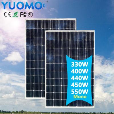 China Solar Powered Solar Panel Monocrystalline 330W 400W 440W 450W 550W System Projects Best For Sale Selling Solar Panel/Solar Power System For Home Energy for sale