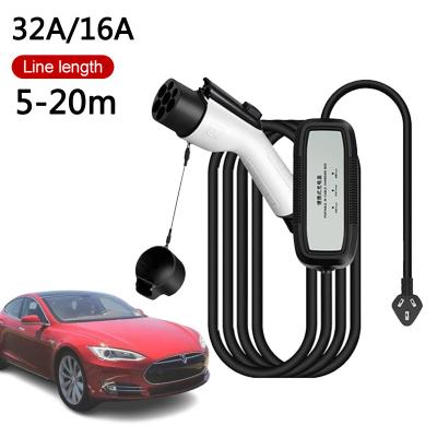 China All Yuomo Charging Stations Electric Car Wall Mounted Charger / Electric Charging Station Ev Car Charger Cable For VW BYD Tesla for sale