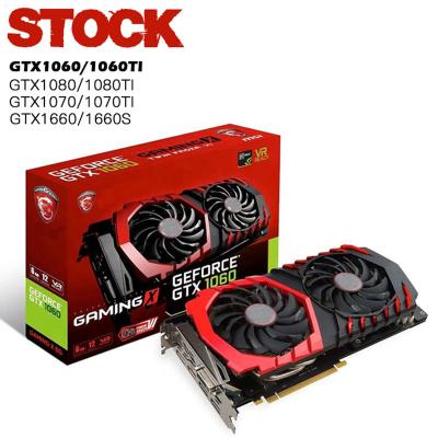 China Laptop In Stock Video Card GTX 1060 1070 Ti 1660 1660S Gaming Graphics Cards 1080 Ti GPU Wholesale Best Price 8 GB / GTX Graphics Cards for sale