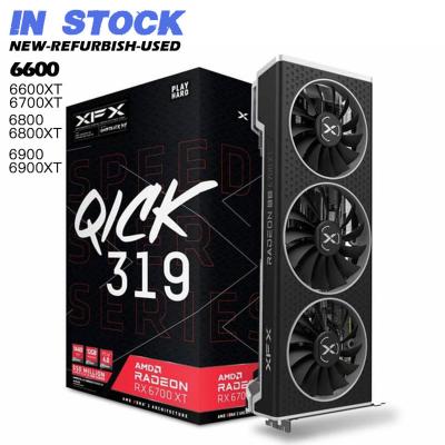 China Workstation In Stock Graphics Cards Rtx 6600 6600XT 6800 6900 XT Gpu Gaming Graphics Card / Wholesale 8gb 6800 6900 XT Amd Graphics Card for sale