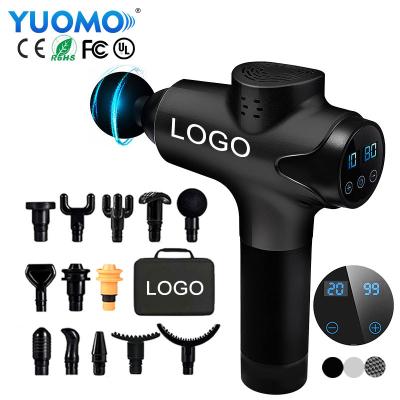 China YUOMO Body Maker Deep Tissue Electric Fascia Gun Massager / Foot Massager Muscle Massage Gun for sale