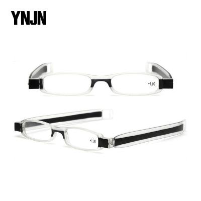 China China Wholesale YNJN Cheap Retractable 360 ​​Degree Rotating Mini Folding Reading Glasses for sale