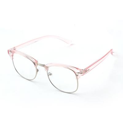 China New High Quality Anti Radiation Without Cheap Makeup Half Eyeglasses For Students Optical Glasses for sale