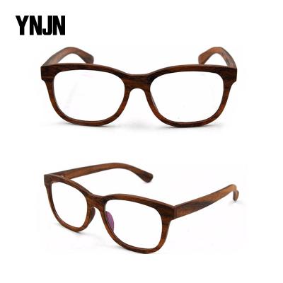 China For Reading Glasses 2021 Fashionable New Custom Logo Glass High Quality Customized Optical Wooden Frames for sale