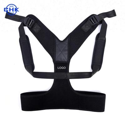 China Adjustable Clavicle Support Brace Clavicle Support Brace Added Upper Back Support Belt Posture Corrector For Man And Women for sale