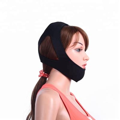 China Comfortable Adjustable Snoring Anti Chin Strap Anti Snoring Belt With Private Logo for sale