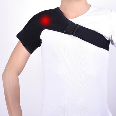 China Sports Wear Resistant Adjustable Recovery Tighten Comfortable Shoulder Protector Belt Neoprene Shoulder Support Brace for sale