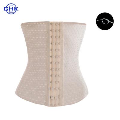 China Antibacterial Women's Body Shaper Women's 9 Waist Cincher Adjustable Steel Boned Slim Trainer for sale