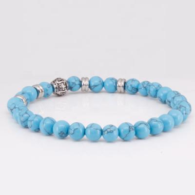 China Cheap natural turquoise bead fashion casual/sporty jewelry for men for sale