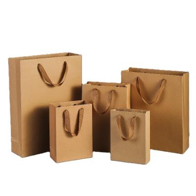 China Biodegradable Kraft Paper Bags Reusable Paper Bag Square Wide Bottom Kraft Paper Bag for sale