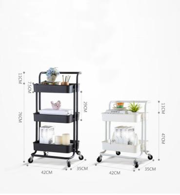 China Sustainable Universal Kitchen Shelving Rack Cart Kitchen Cart for sale