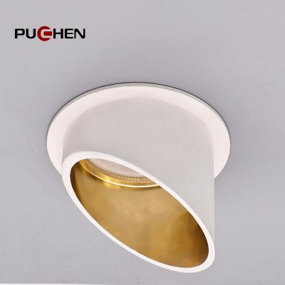 China Puchen Downlight MR16 GU10 Lampbody Modern Aluminum Recessed Fixtures Europe Patent Design LED Indoor Lighting Factory New Popular for sale